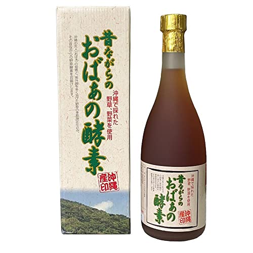 昔ながらのおばぁの酵素 720ml1本 スクワラン本舗 沖縄のおばあの知恵 野草野菜果物を自然発酵させた酵素飲料