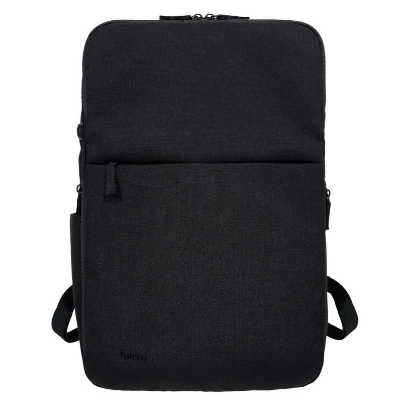 FULCRO　カジュアルリュック ビジネスリュック PC対応 15inch 撥水 ブラック　fma-0035-BK