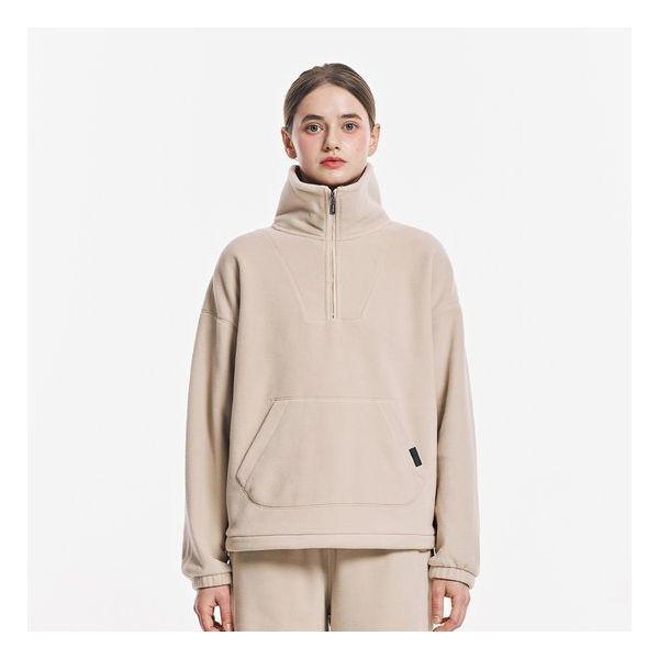 女性フリースハーフジッププルオーバー SL3WTCFW041 KT