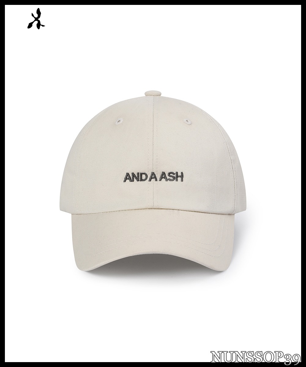 ANDAASH ANDAASH logo ball cap LIGHT BEIGE