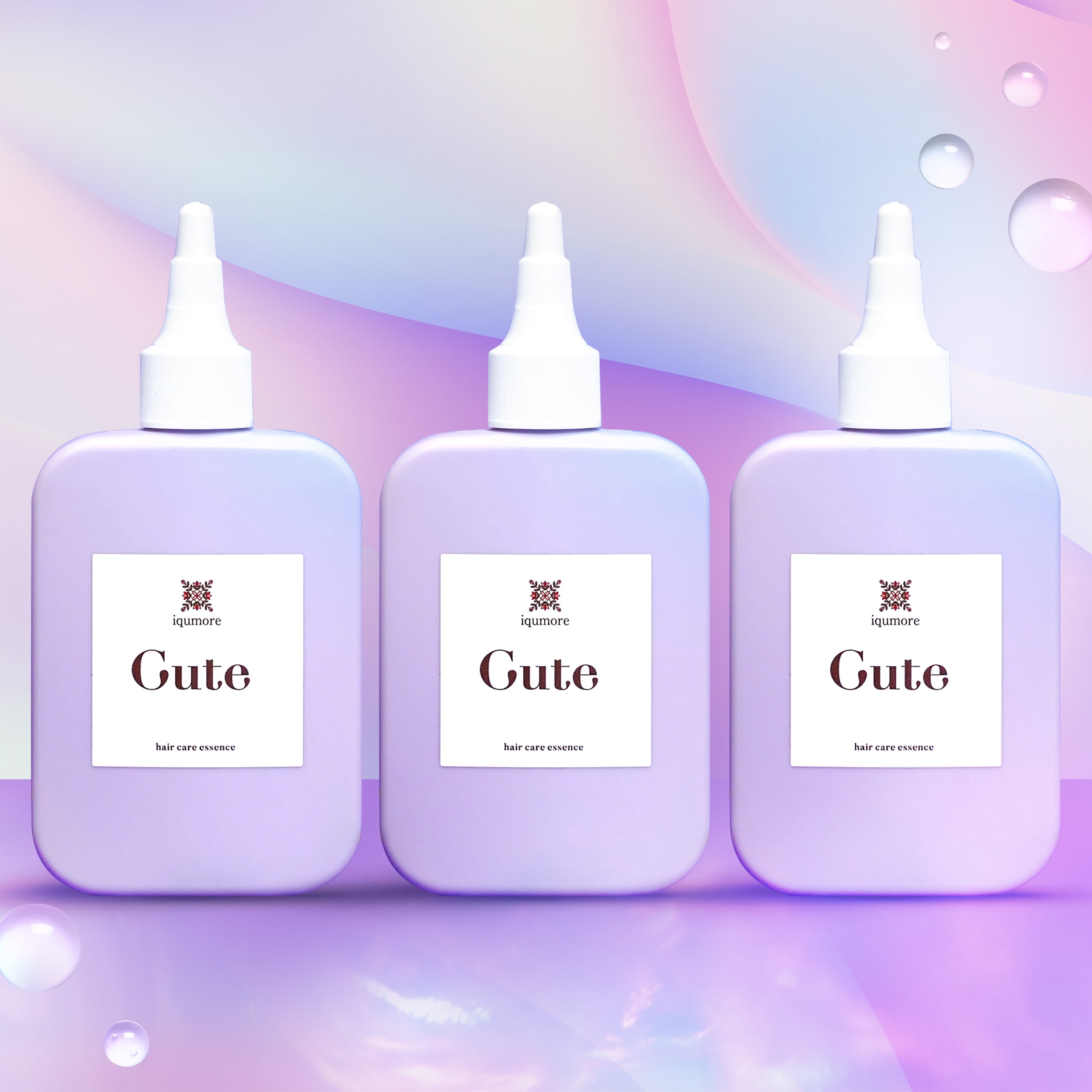 【iqumore公式】イクモアキュートヘアケアエッセンス 120mL 3本セット