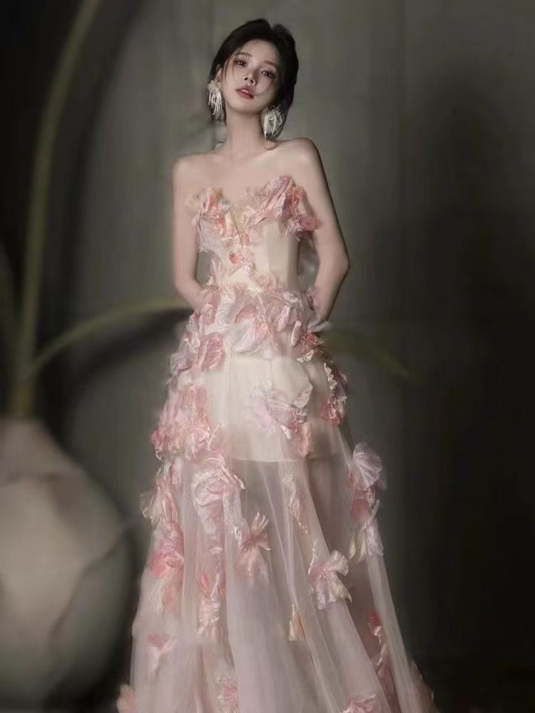 パーティードレス ウェディングドレス 新作 高級感 ロングワンピース 結婚式 花嫁 成人式 お呼ばれ ウェディング 演奏会 二次会 前撮り ワンピース ロングドレス