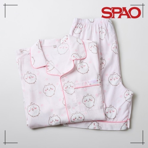 ちいかわ 半袖 パジャマ(LIGHT PINK) モモンガ はちわれ 韓国限定 かわいい
