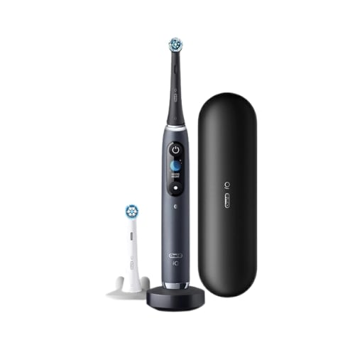 BRAUN ブラウン オーラルB 電動歯ブラシ iO9 IOM92B22ACBK-1W ブラックオニキス 海外対応 コンパクト 丸型 口 歯ぐき 舌クリーン トータルケア 歯垢除去 かみ合わせ面 磨き