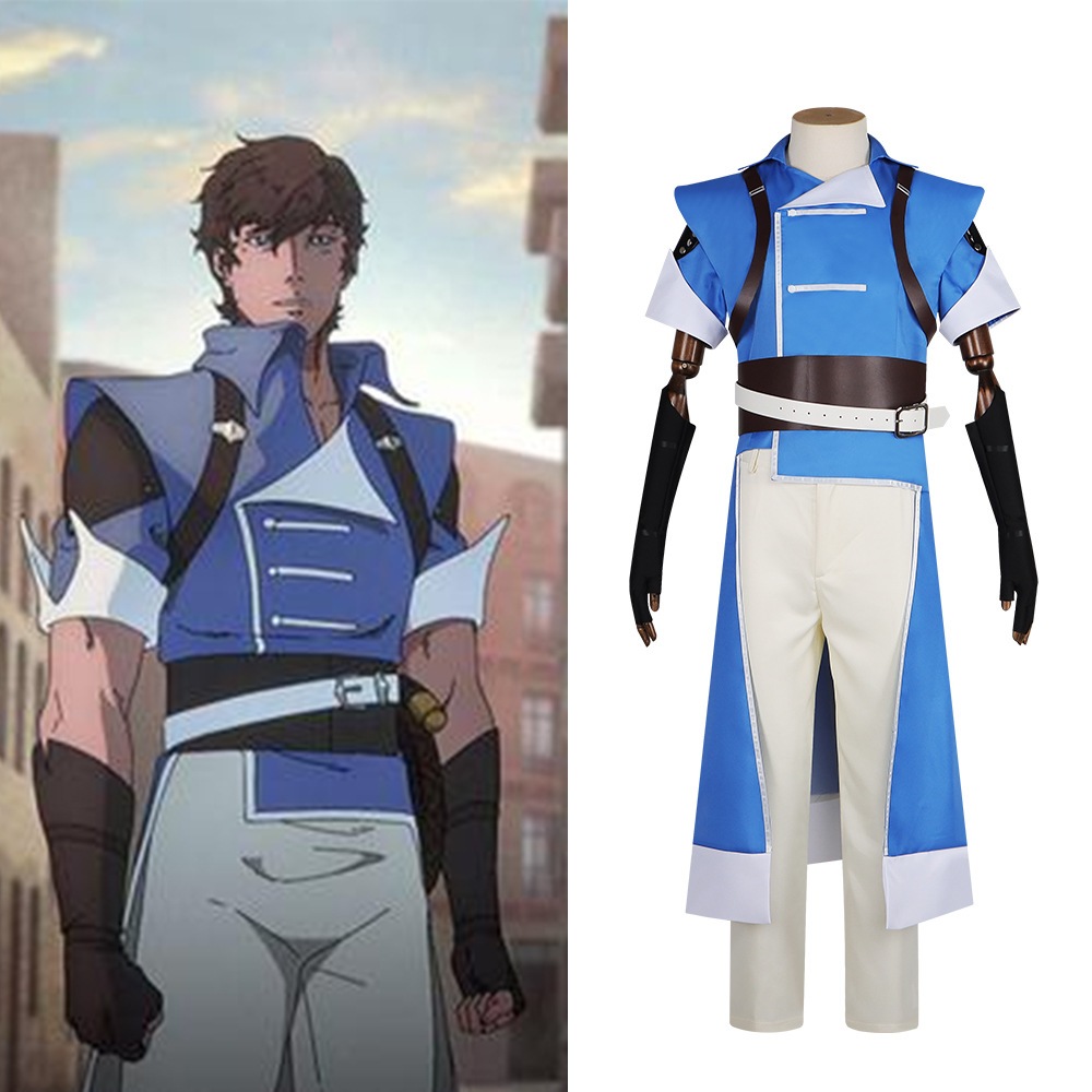 Castlevania Nocturne コスプレ衣装 ヴァンパイアハンター リヒター・ベルモント コスプレ ハロウィン ロールプレイ