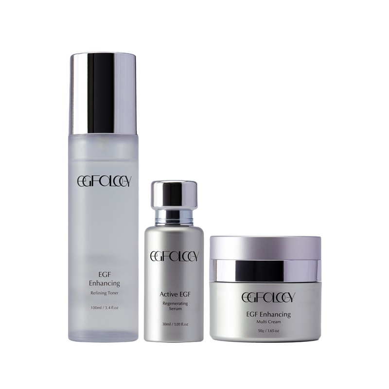 [セット割引]アクティブEGFウィンターデイリー3種セット（トナー100ml 1個+セラム30ml 1個+クリーム50g 1個）