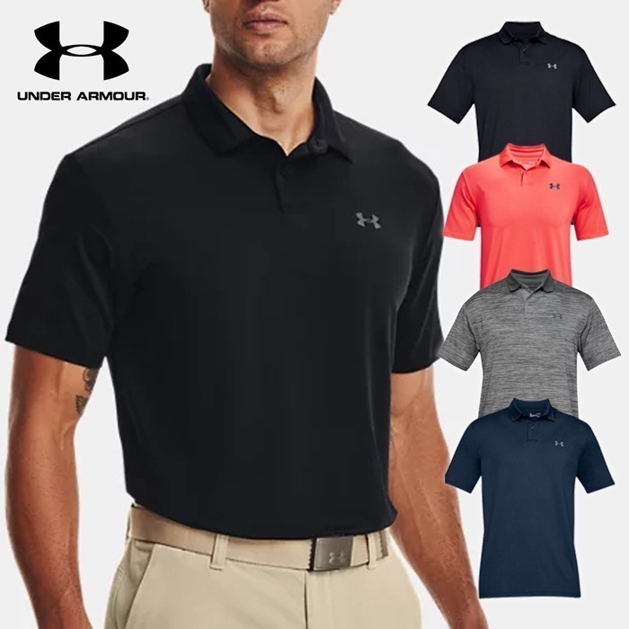 ポロシャツ メンズ ゴルフウェア UA パフォーマンス 2.0 1342080 半袖 清涼 スポーツ ドライ 吸汗速乾 ストレッチ 大きい クールビズ