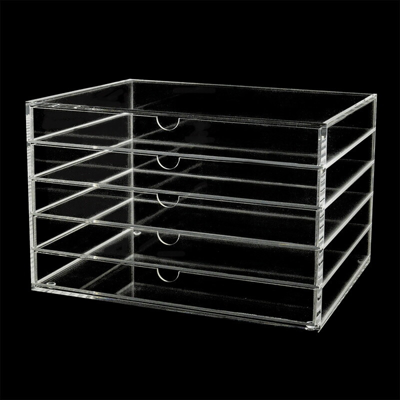 収納 5段引き出し アクリルケース A4 CRC8301