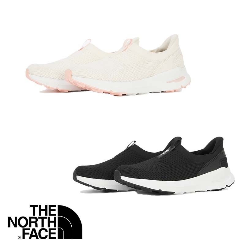 NS94R03 UR KNIT SLIP-ON スリッポン スニーカー 紐なし ニット レディース メンズ 履きやすい 黒 ブラック シンプル 韓国 軽い 速乾 メッシュ かわいい 人気 おしゃれ