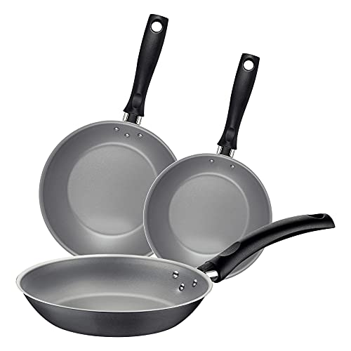 トラモンティーナ トリム フライパン 16cm & 20cm & 24cm 3点セット アルミ製 ノ