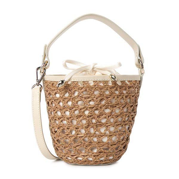 [釜山店] アマ レース ブレード 女性 トートバッグ BAG52323 NOUGAT