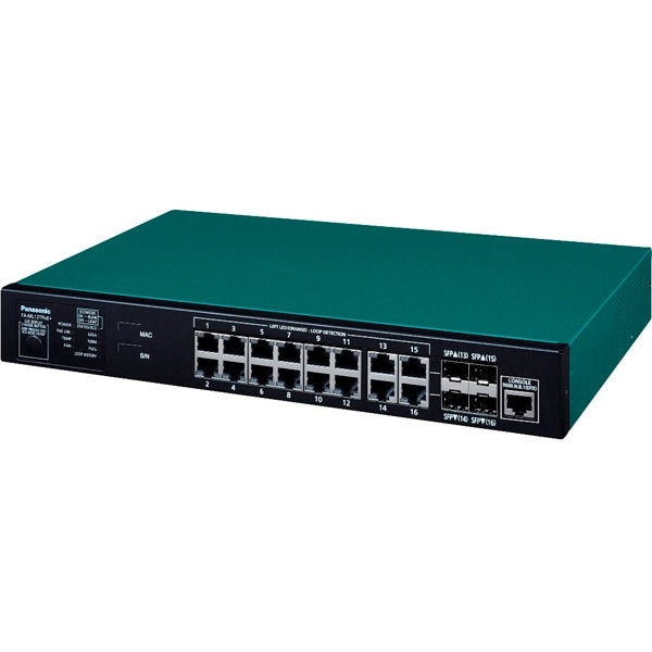PN231293 16ポート PoE給電スイッチングハブ FA-ML12TPoE+