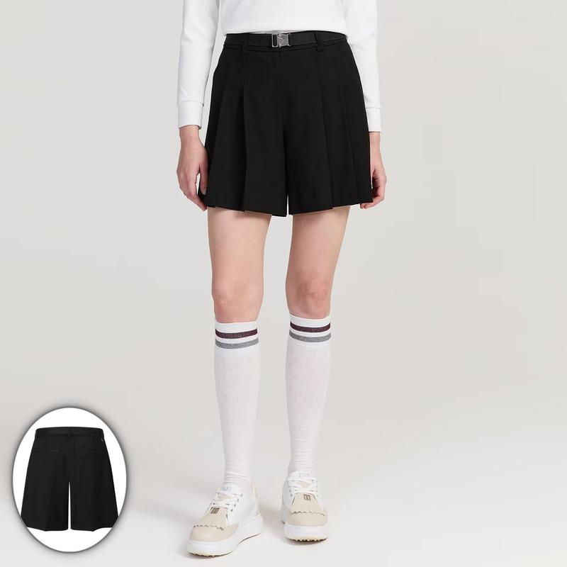 女性プリーツバミューダパンツ(DNPA5C654)_s
