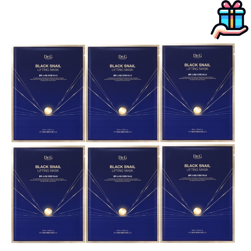 [大容量 企画商品] ブラック スネイル リフティング マスク 30枚 韓国コスメ 正規品 顔パック コラーゲン 高栄養 しわ 弾力 速い吸収力