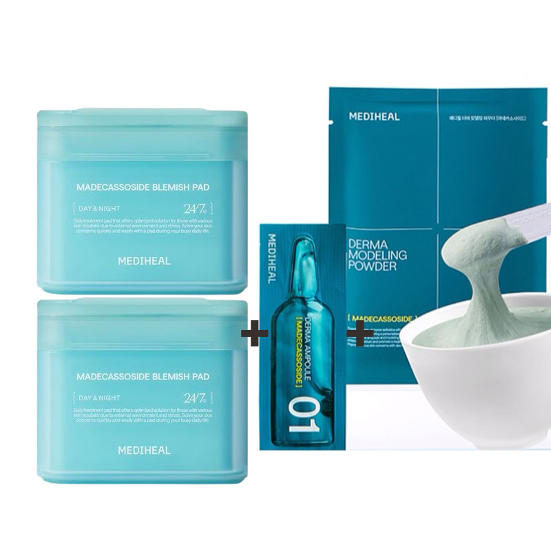 マデカソサイド 跡パッド 100+100枚(+ダーマアンプル+モデリングパウダー+スパチュラ贈呈) 5,631円