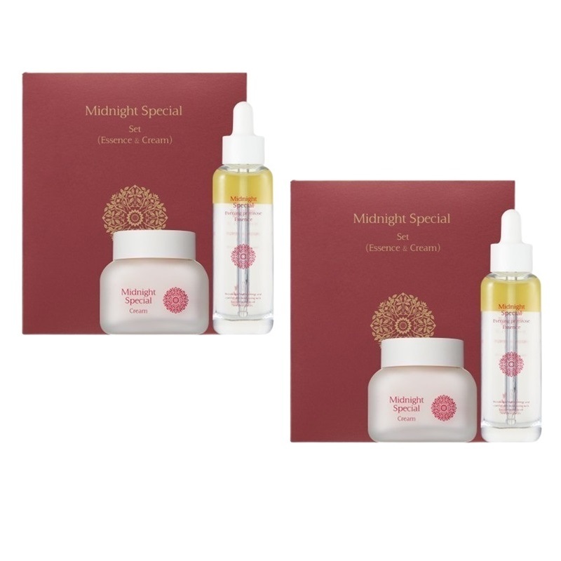 ミッドナイト スペシャル デュオ プレゼントセット(月見エッセンス 30ml+クリーム 50ml)1+1 kコスメ 韓国