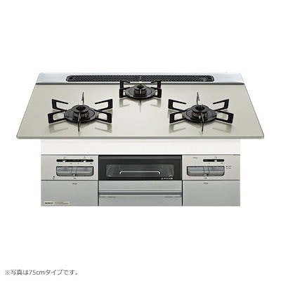 都市ガス用 60cm天板ビルトインコンロ Mikke ミッケ N3WV6RWAP2SIEC-13A ムーンシルバー 44,388円