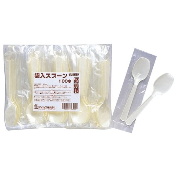 (まとめ) スプーン/使い捨て食器 (袋入り 100本入) アウトドア パーティー 商い用 業務用 (×50個セット) 26,369円