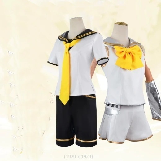 镜音リンレン （ボーカロイド） VOCALOID 衣装 コスプレ変装仮装 スーツ ハロウィン 2024年新作入荷コスプレ