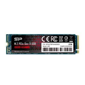 Silicon Powerシリコンパワー SiliconPower M.2 2280 NVMe PCIe Gen3x4 SSD 2TB SP002TBP34A80M28