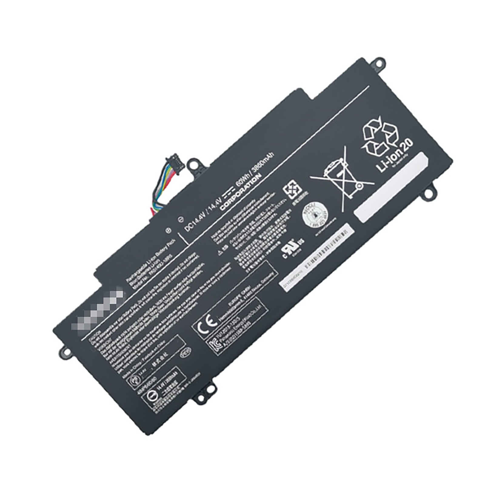 PA5149U-1BRS 電池・東芝ノートパソコン互換 60Wh/3860mAh TECRA Z40 Z50 PA5149U-1BRS 交換用のバッテリー dc909-A1052