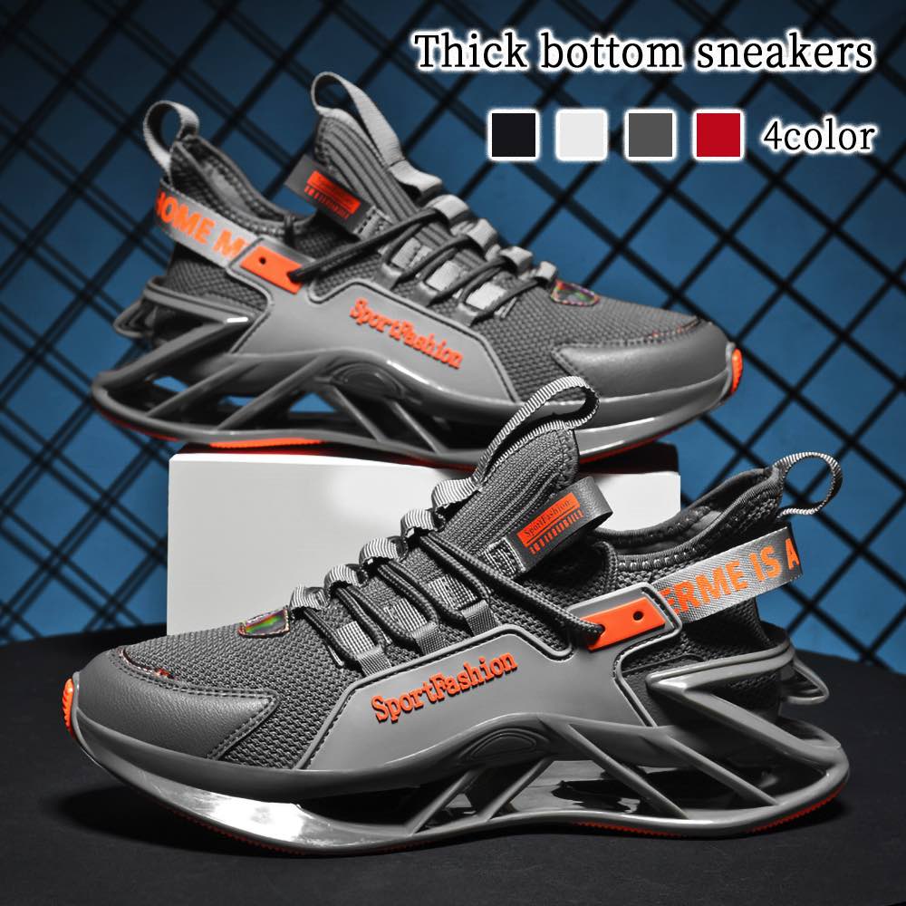 スニーカー メンズ 厚底スニーカー 身長UP 秋 白 幅広 4E シークレットシューズ ブランド ウォーキング 疲れない 春 おしゃれ 高い ブラック 赤 かかとなし 靴 ハイカット ランニング ホワ