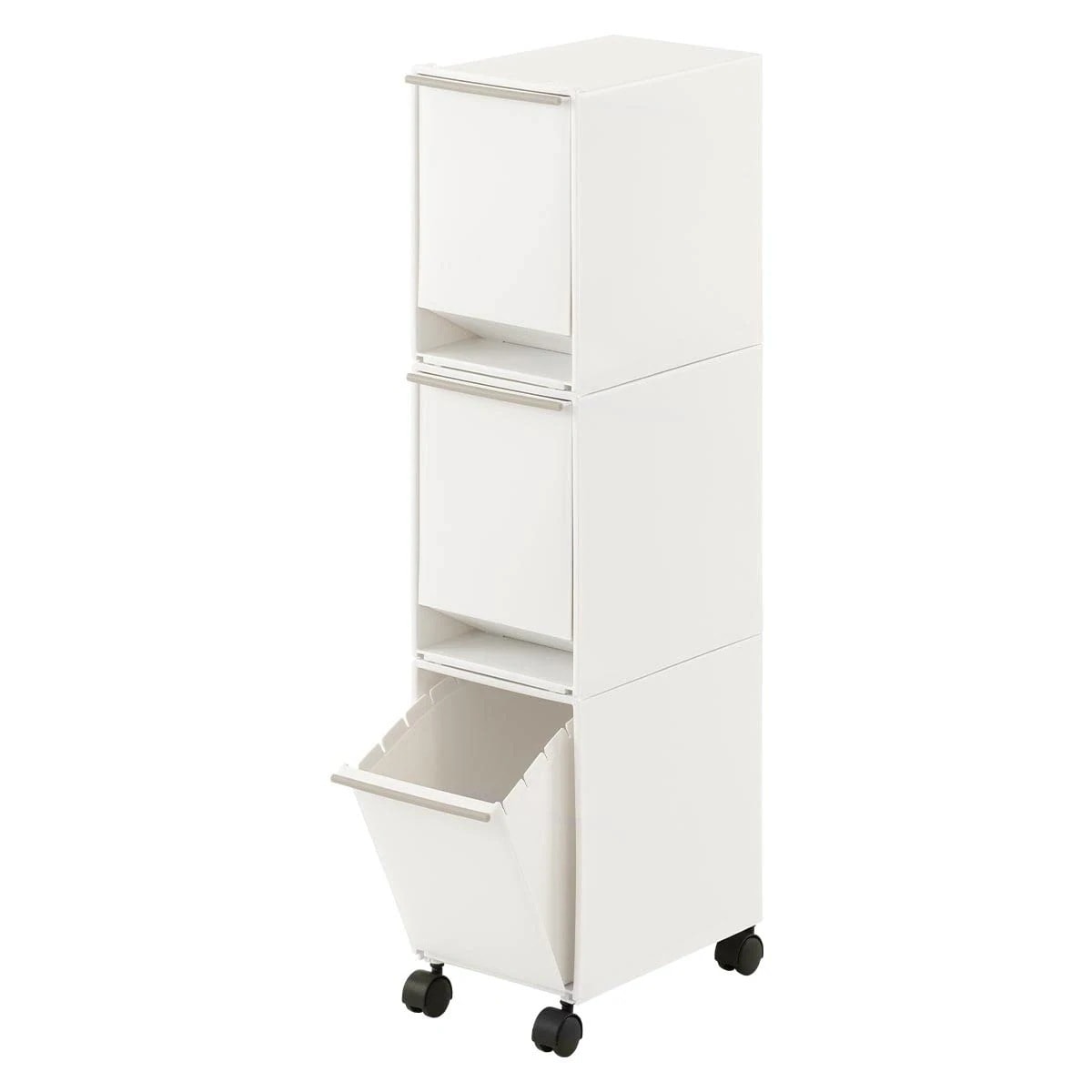 ゴミ箱 フタ付きゴミ箱 分別 スリム ダストボックス 縦型 コンパクト シンプル 3段1列