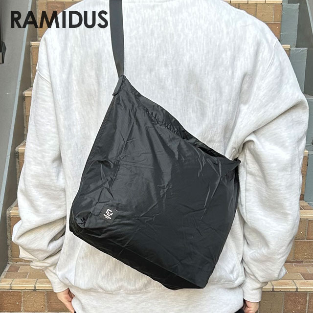 ラミダス RAMIDUS SHOULDER BAG(M) ショルダーバッグ パッカブル ポケッタブル エコバッグ 折り畳み 収納 275-000313-011