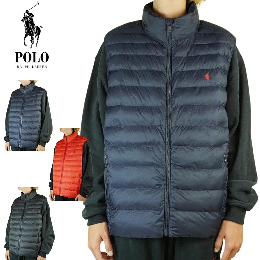ポロ ラルフローレンPOLO RALPH LAURENメンズ ベストPADDING VEST 中綿入りベストBLACK(ブラック) RED(レッド) NAVY(