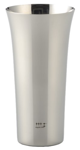 ヨシカワ(Yoshikawa) ハイボール・ビアタンブラー シルバー 435ml 1pcs 磨き屋シ
