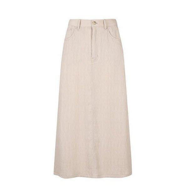 【婦人用】クリンクルロングスカート（B252SK722P）（P003793326）