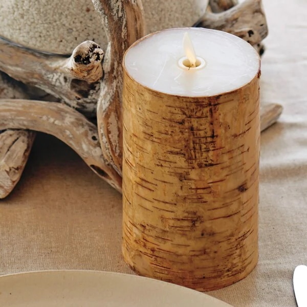 キャンドル LED LUMINARA ルミナラバーチピラー 3.56インチ ゆらぎ （ 送料無料 キ 6,391円