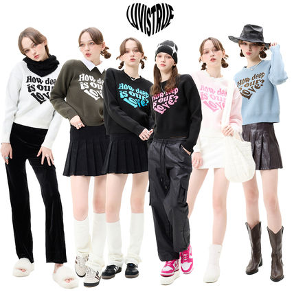 クーポン贈呈/22FW/韓国限定/公式商品/ MV LOVE ニット/セーター/トレーナー/韓国ファッション/トレーナー/ニット/セーター