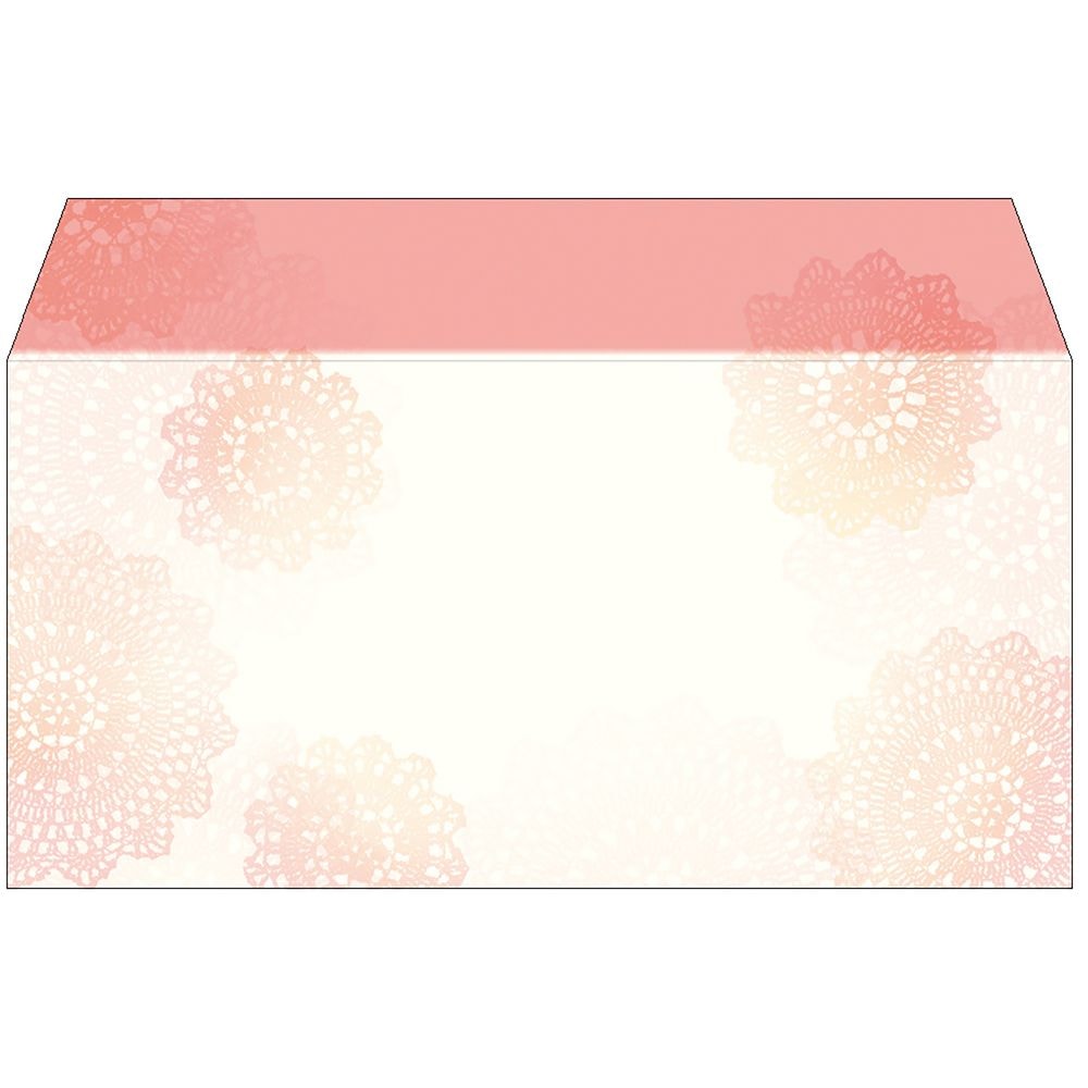 （まとめ買い）ササガワ 商品券袋 横封式 レース 100枚入 9-371 [x3]