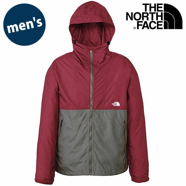 コンパクトジャケット [NP72230-BS] Compact Jacket メンズ TNF アウトドア ライトアウター マウンテンパーカー ビートルート/スモークドパール