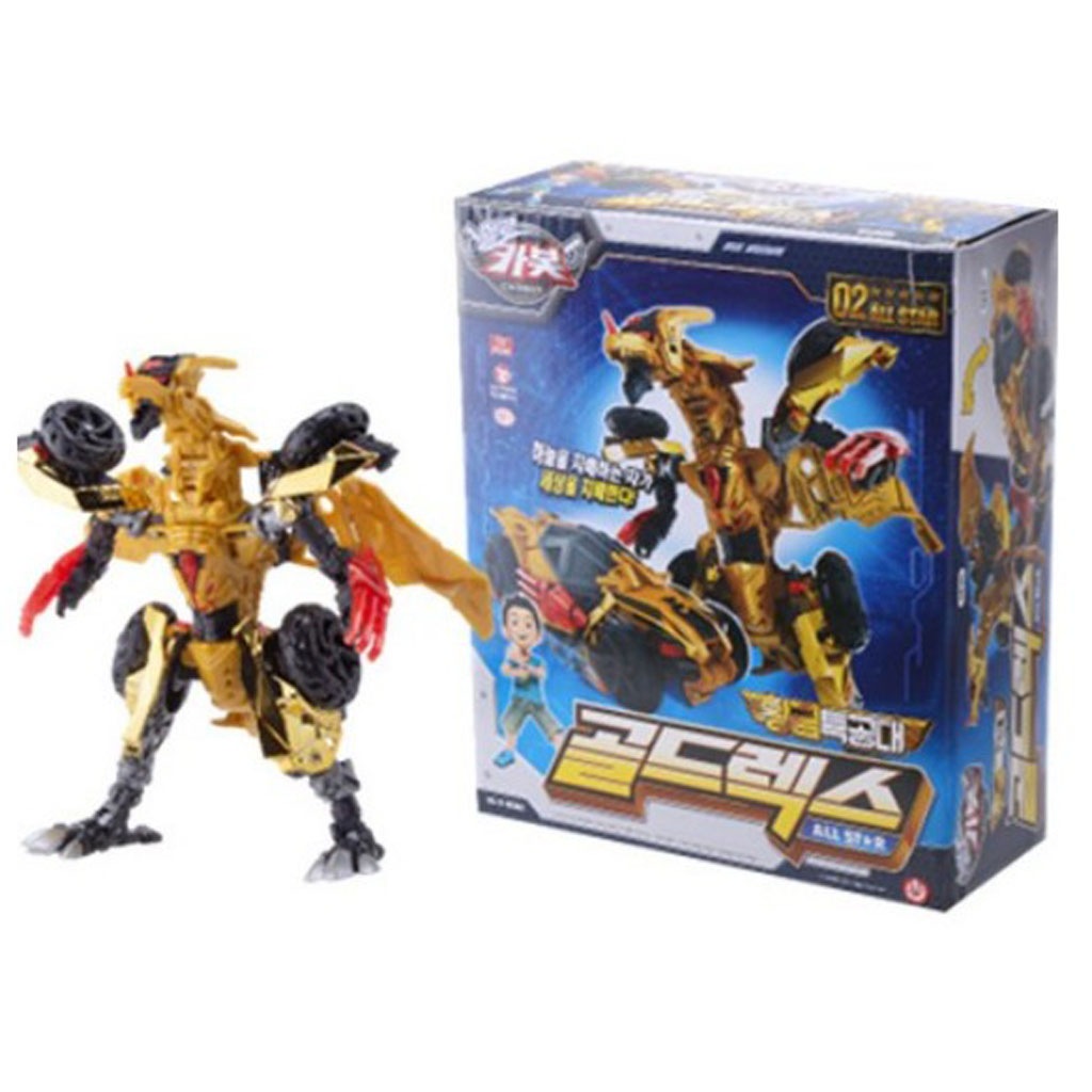 ハローカーボット ゴールデン特攻隊 ゴールドレックス オールスター37ヶ月以上 韓国アニメ 正規品 公式ライセンス
