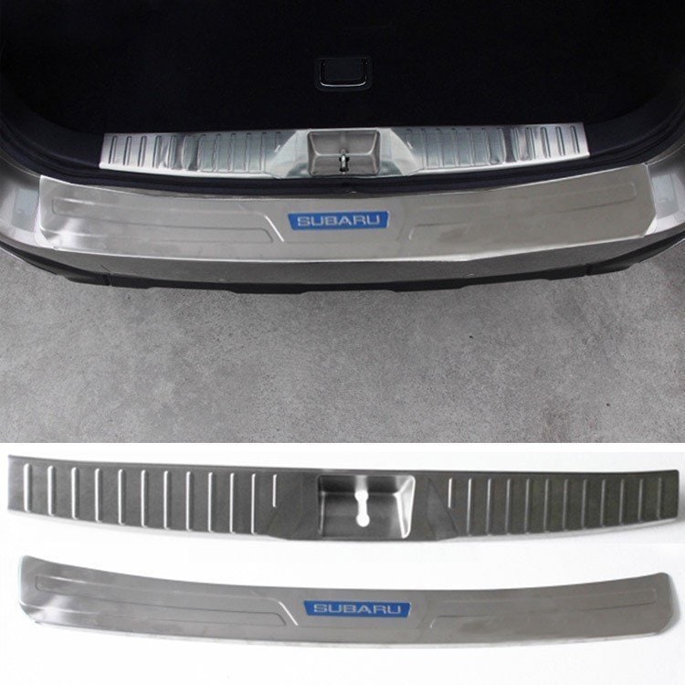 スバル SUBARU レガシィアウトバック Outback 傷予防 リアバンパーステップガード リアステップガーニッシュ カスタム 外装 専用設計 2P