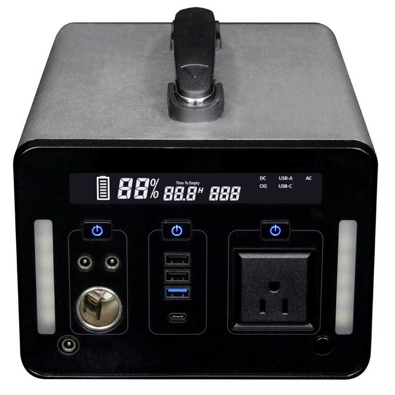 エスケイジャパン　ポータブル蓄電池 [1085Wh /8出力] 　SKJ-MT1000SB