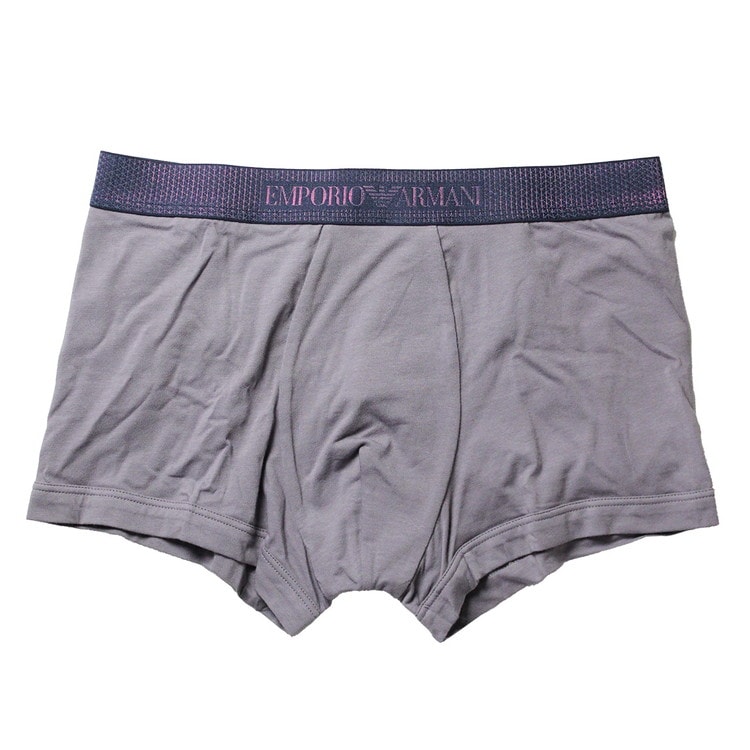 エンポリオアルマーニ：SHINY LOGO BAND ボクサーパンツ (シャーク)【AF10771-EM000231-UA195】