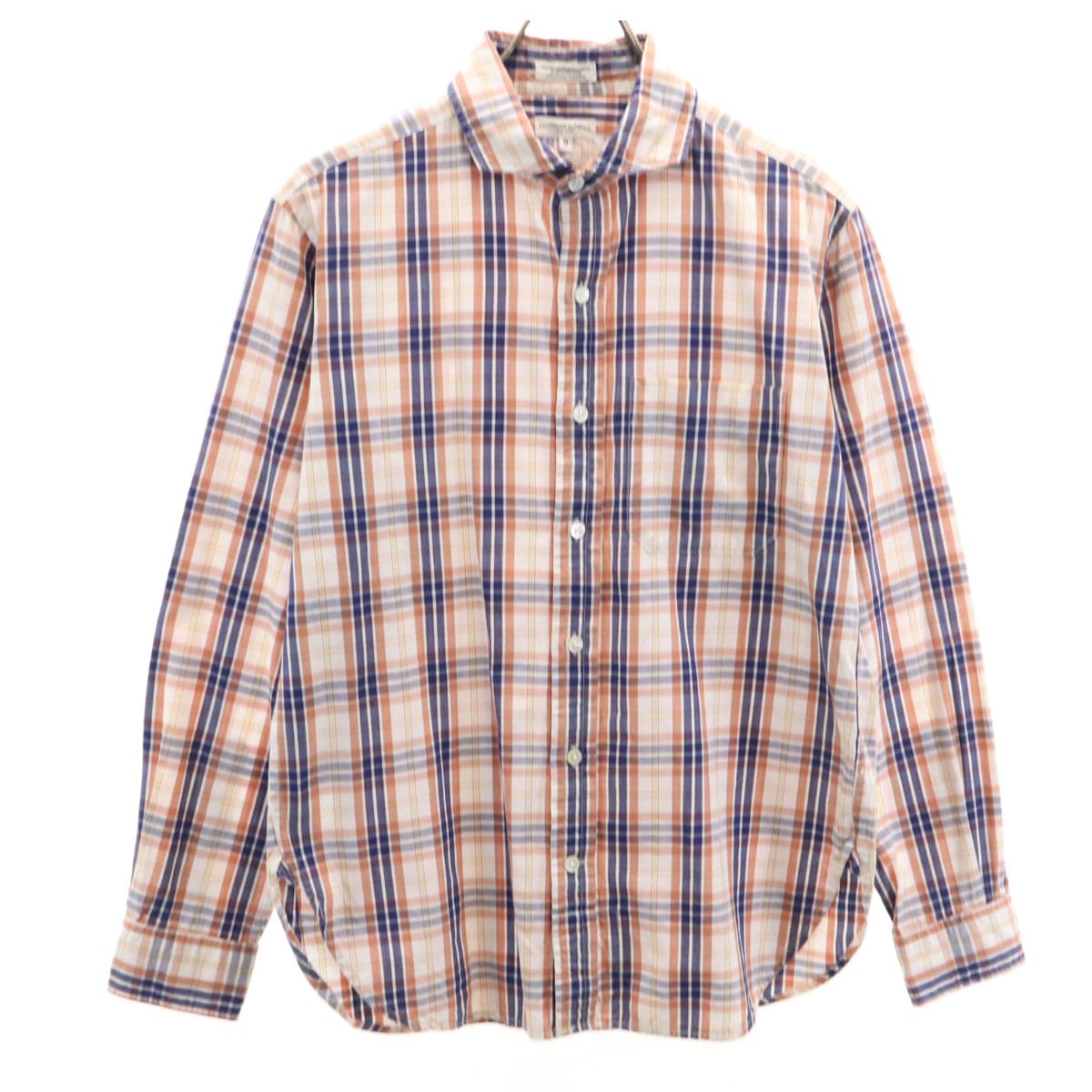 ENGINEERED GARMENTS エンジニアドガーメンツ USA製 長袖 コットンシャツ S ブルー系 メンズ 古着