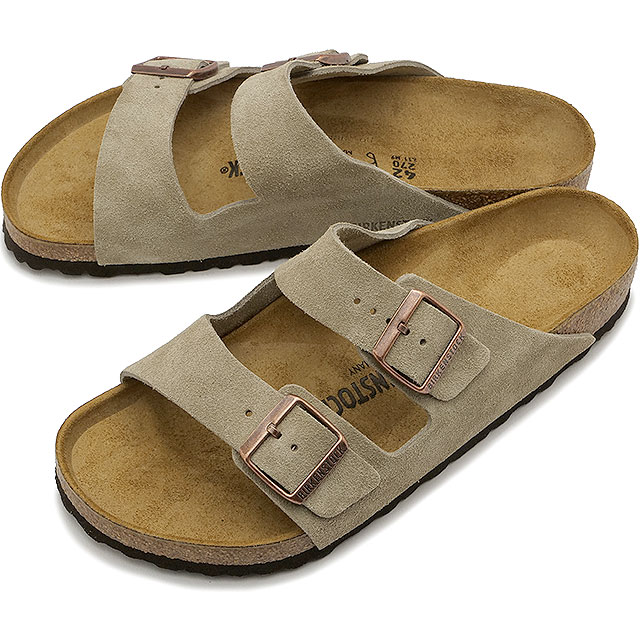 サンダル アリゾナ [51461/51463] ARIZONA BS メンズ・レディース ドイツ製 コンフォートサンダル 健康サンダル TAUPE SUEDE-LEATHER 正規取扱店