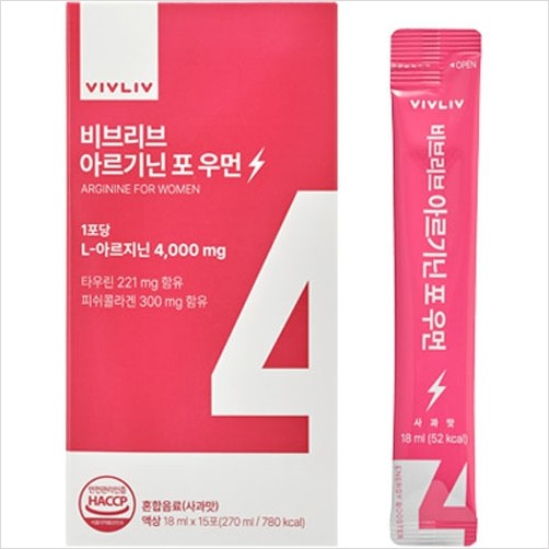 ビブリブ アルギニン フォーウーマン 15包 (15日分)