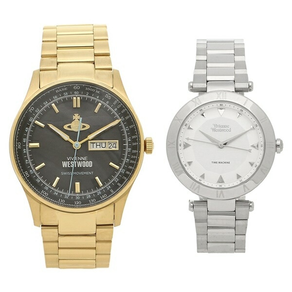 ヴィヴィアンウエストウッド ペア 腕時計 手表 セット ステンレス ゴールド シルバー VV207BKGDVV206SLSL ペアセット カップル 誕生日プレゼント ポイント消化