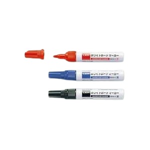（まとめ） ライオン事務器ホワイトボードマーカー 中字タイプ 黒 WH-1 1セット（10本） (×3セット)