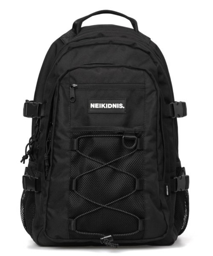 メッシュ紐リュックブラック NB15ABG080