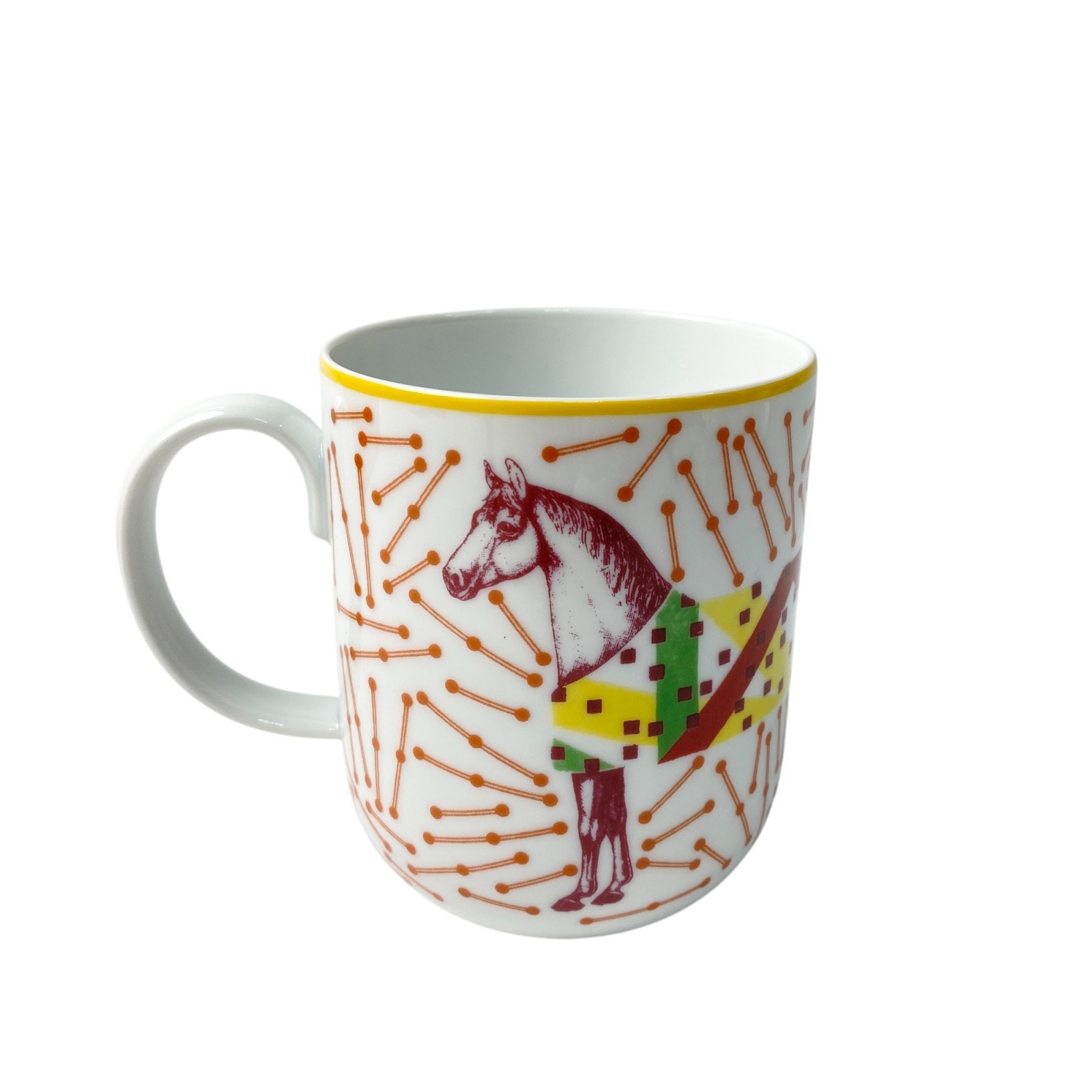 新品 エルメス HERMES マグカップ イポモビル No2 陶器 P048131P