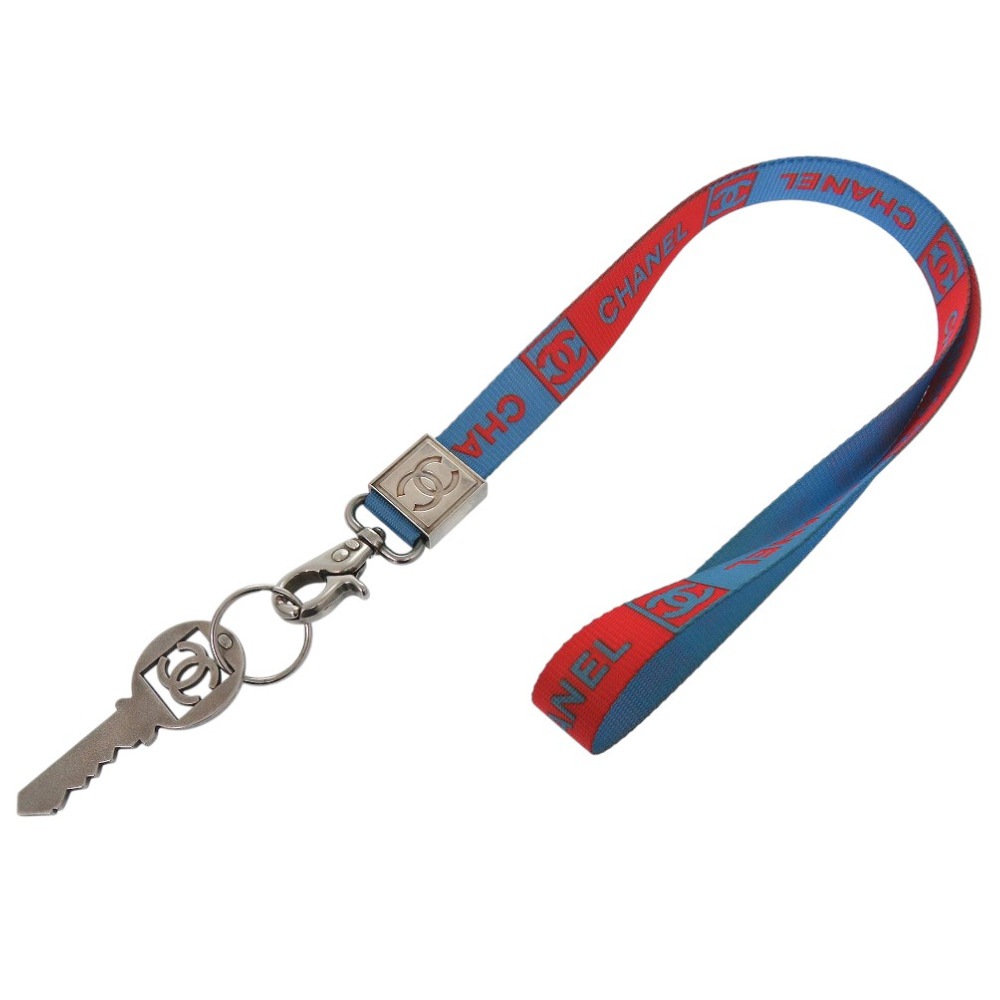 美品 ネックストラップ CC ココマーク ストラップ ナイロン/ナイロン マルチカラー 0791【中古】 レディース 52,800円