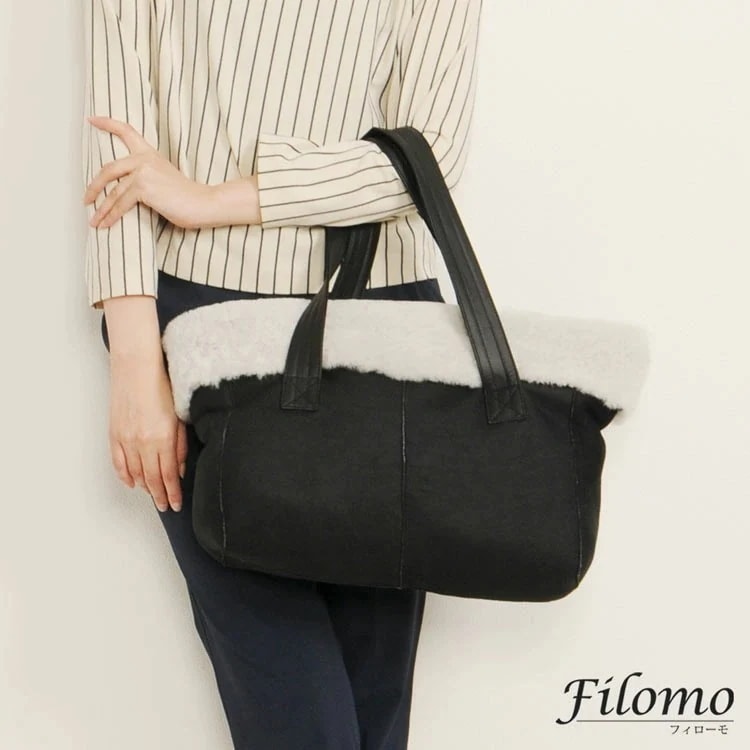 [Filomo]ムートンファーハンドバッグ
