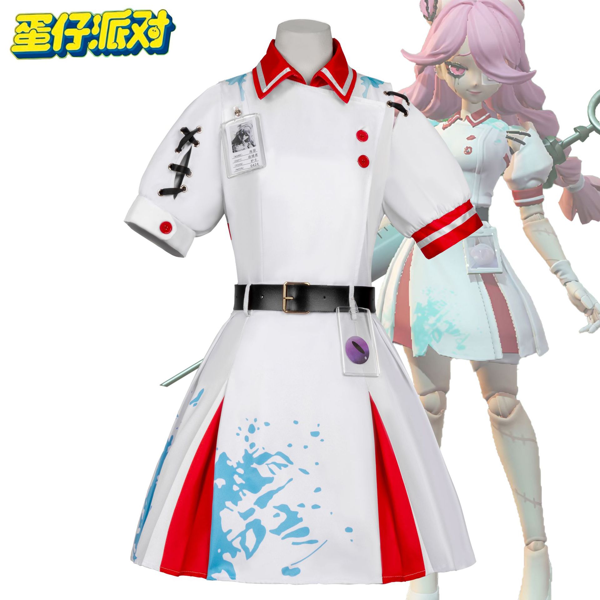 卵の子パーティーコスプレ衣装子供の二次元アニメ服女喪心ナースのシーサーコスプレ衣装