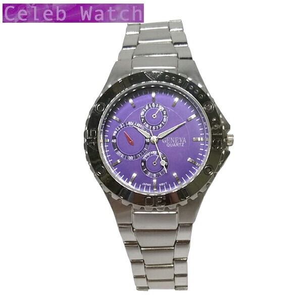 GENEVA 腕時計 カスタム ウォッチ シルバーカラー クオーツ メンズ 時計 ラグジュアリー スタイル ブランド ファッション セレブ ウォッチ メンズウォッチ セレカジ レディース アクセサリー 10,032円
